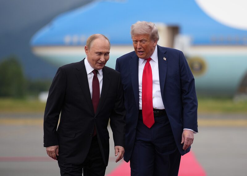 U.S. President Trump And Russian President Putin Meet On War In Ukraine At U.S. Air Base In Alaska U.S. President Trump And Russian President Putin Meet On War In Ukraine At U.S. Air Base In Alaska