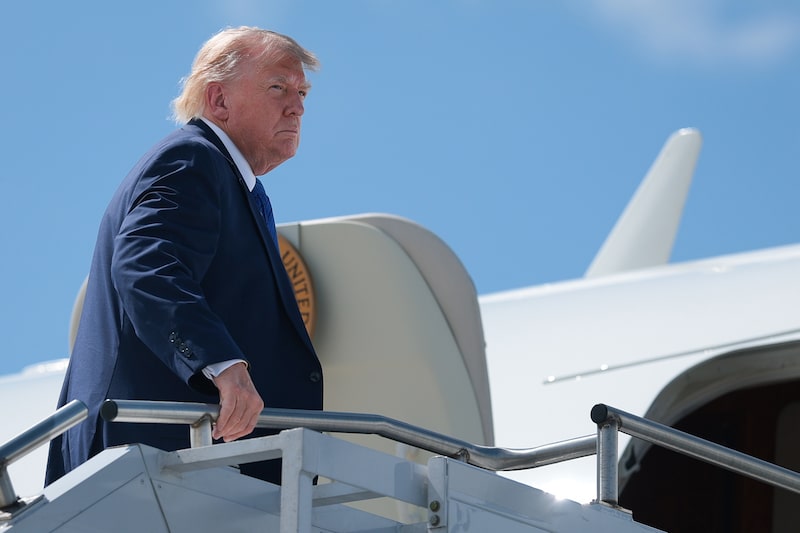 El presidente de Estados Unidos, Donald Trump. Fotógrafa: Anna Moneymaker/Getty Images. El presidente de Estados Unidos, Donald Trump. Fotógrafa: Anna Moneymaker/Getty Images.