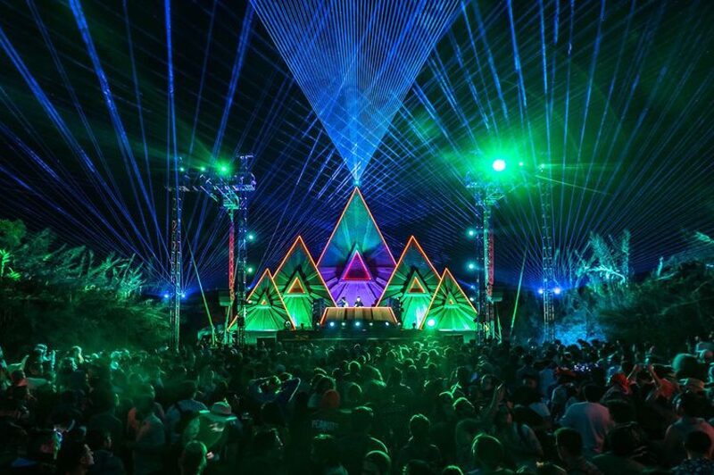 Noche 1 en Bahidorá 2020. Noche 1 en Bahidorá 2020.