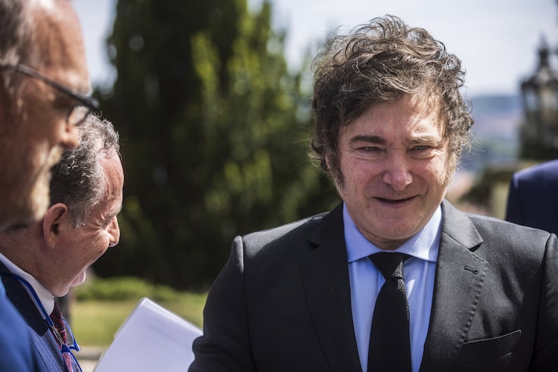 Privatizações foram uma parte importante das promessas de campanha de Javier Milei (Foto: Ignacio Olivera Doll/Bloomberg) Privatizações foram uma parte importante das promessas de campanha de Javier Milei (Foto: Ignacio Olivera Doll/Bloomberg)