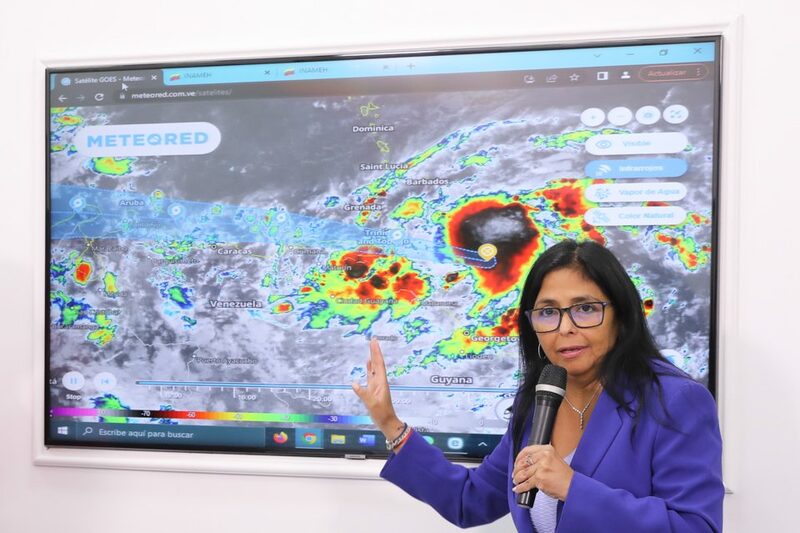 Delcy Rodríguez, vicepresidenta de la administración chavista Delcy Rodríguez, vicepresidenta de la administración chavista