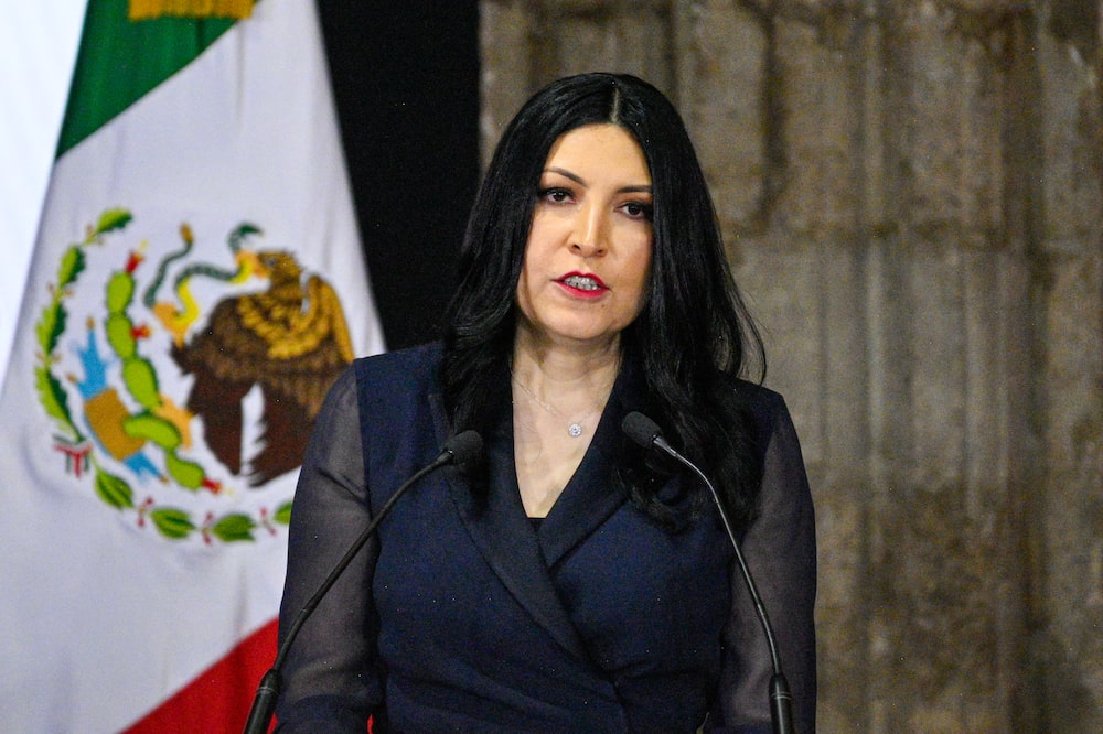 Victoria Rodríguez Ceja, gobernadora de Banxico, durante el evento conmemorativo de los 100 años de la fundación de Banxico, en Ciudad de México el 25 de agosto de 2025. Victoria Rodríguez Ceja, gobernadora de Banxico, durante el evento conmemorativo de los 100 años de la fundación de Banxico, en Ciudad de México el 25 de agosto de 2025.