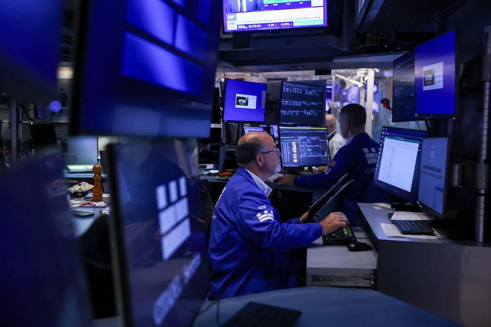 Traders work on the floor at the New York Stock Exchange (NYSE) in New York, US, on Monday, Aug. 17, 2026. Sixth Street Partners Management reported a position in Hims & Hers Health Inc. Class A in the second quarter, 1.1 percent of the company's outstanding Class A stock. Photographer: Michael Nagle/Bloomberg Traders work on the floor at the New York Stock Exchange (NYSE) in New York, US, on Monday, Aug. 17, 2026. Sixth Street Partners Management reported a position in Hims & Hers Health Inc. Class A in the second quarter, 1.1 percent of the company's outstanding Class A stock. Photographer: Michael Nagle/Bloomberg