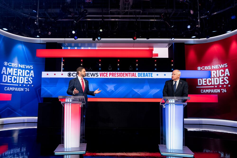 JD Vance y Tim Walz JD Vance y Tim Walz