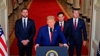 Trump pressiona o Irã a ceder por acordo de paz e ameaça mais ataques dos EUA Trump pressiona o Irã a ceder por acordo de paz e ameaça mais ataques dos EUA