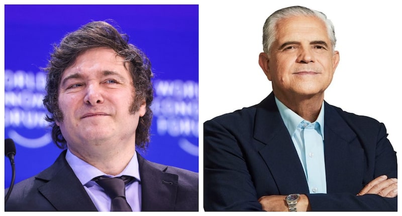 Cruce entre Javier Milei y Ricardo López Murphy Cruce entre Javier Milei y Ricardo López Murphy