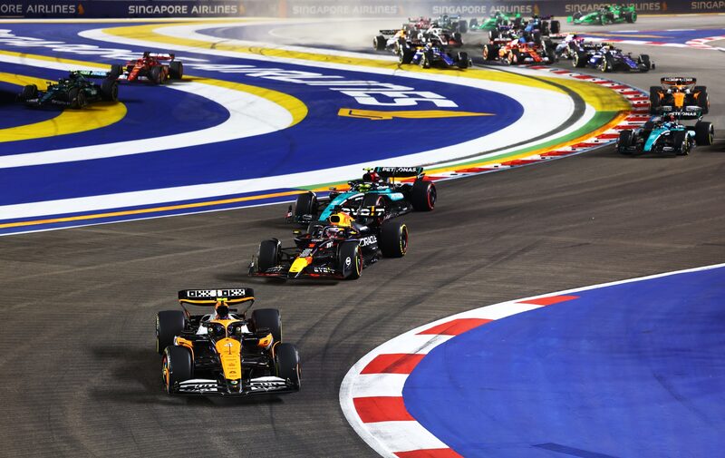 Gran Premio de F1 en Singapur el 22 de septiembre de 2024. Foto: Mark Thompson/Getty Images Gran Premio de F1 en Singapur el 22 de septiembre de 2024. Foto: Mark Thompson/Getty Images