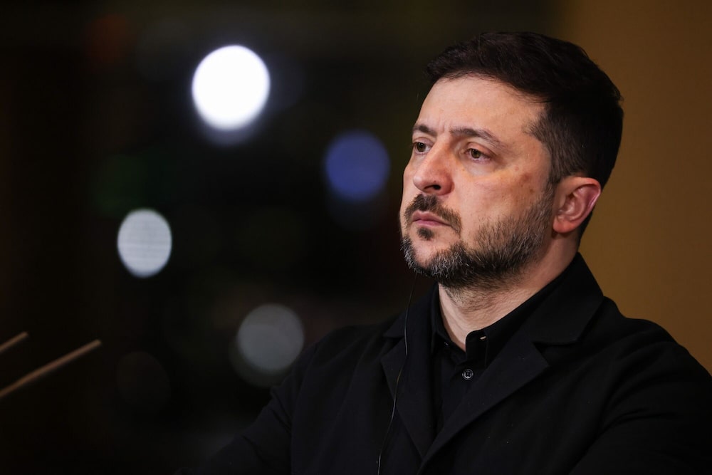 Volodymyr Zelenskiy, presidente de Ucrania. Fotógrafo: Krisztian Bocsi/Bloomberg
Volodymyr Zelenskiy, presidente de Ucrania. Fotógrafo: Krisztian Bocsi/Bloomberg