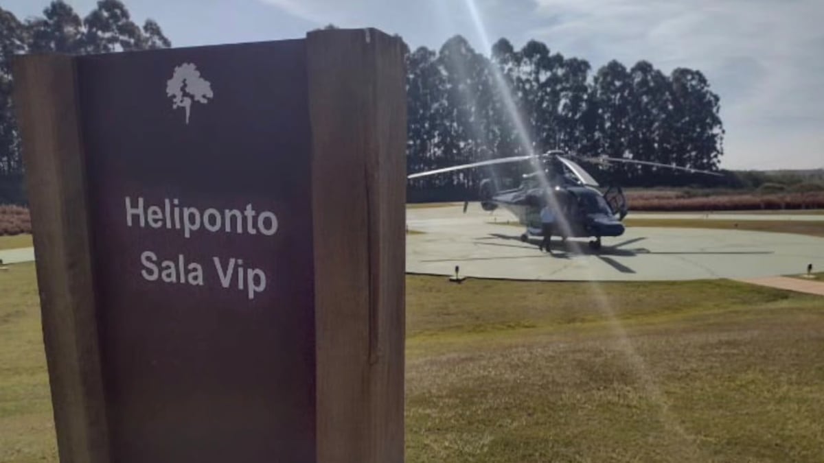 O heliponto do Complexo Boa Vista, em Porto Feliz: a estrutura já recebia voos regulares de helicóptero muito antes da chegada da Boa Vista Health ao empreendimento