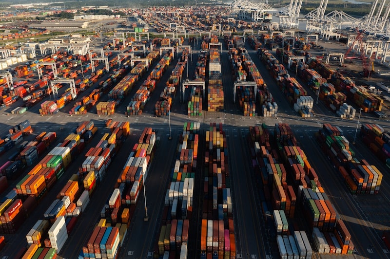 Views Of The Port Of Savannah In Georgia As US Economy Looking Solid Views Of The Port Of Savannah In Georgia As US Economy Looking Solid