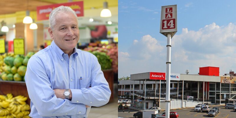 Carlos Mario Giraldo, presidente del Grupo éxito, y un almacén de la tienda en liquidación. Carlos Mario Giraldo, presidente del Grupo éxito, y un almacén de la tienda en liquidación.