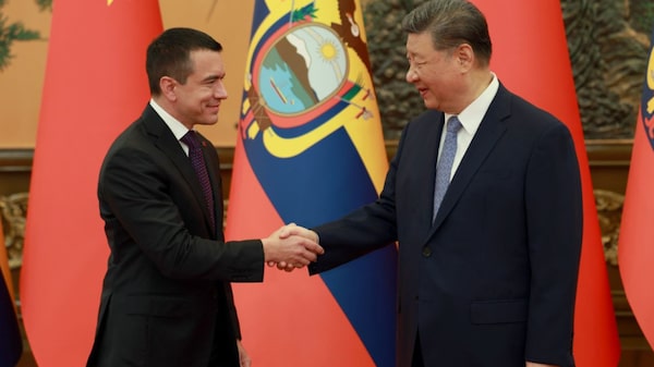 La suspensión de camaroneras de Ecuador, un tema que Noboa plantearía a Xi en China La suspensión de camaroneras de Ecuador, un tema que Noboa plantearía a Xi en China