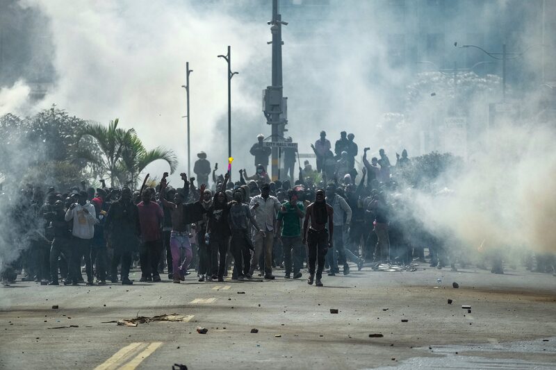 Protesta en Nairobi Protesta en Nairobi