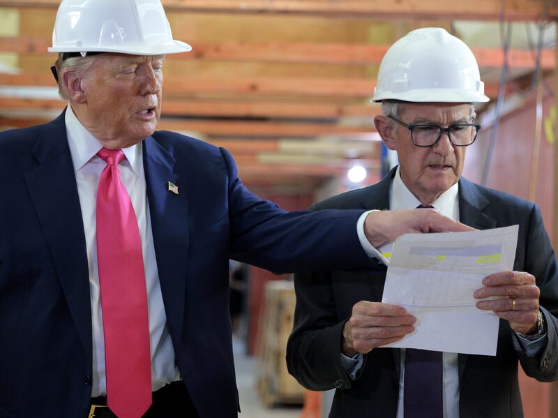 Trump y Powell Trump y Powell