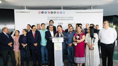 Reforma judicial de AMLO se votará en Congreso durante septiembre tras triunfo de Sheinbaum: Morena Reforma judicial de AMLO se votará en Congreso durante septiembre tras triunfo de Sheinbaum: Morena