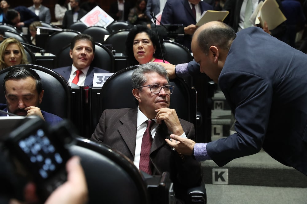Ricardo Monreal, coordinador de los diputados de Morena, durante la sesión del miércoles 11 de marzo de 2026, en la que se desechó la reforma electoral de la presidenta Claudia Sheinbaum. Ricardo Monreal, coordinador de los diputados de Morena, durante la sesión del miércoles 11 de marzo de 2026, en la que se desechó la reforma electoral de la presidenta Claudia Sheinbaum.