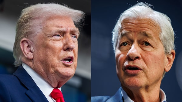 Trump vs. Dimon: años de tensión que culminan en una demanda de US$5.000 millones Trump vs. Dimon: años de tensión que culminan en una demanda de US$5.000 millones