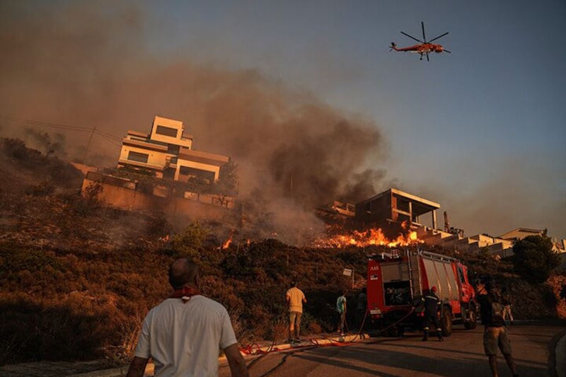 Incendios en Grecia Incendios en Grecia