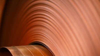 Goldman dice que la subida del cobre por encima de los US$11.000 resultará efímera Goldman dice que la subida del cobre por encima de los US$11.000 resultará efímera