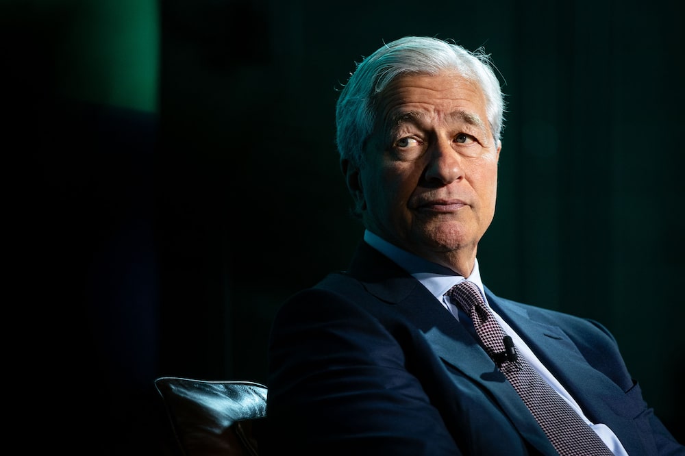 Jamie Dimon, director ejecutivo de JPMorgan Chase & Co., durante el Business Roundtable CEO Workforce Forum en Washington. Jamie Dimon, director ejecutivo de JPMorgan Chase & Co., durante el Business Roundtable CEO Workforce Forum en Washington.