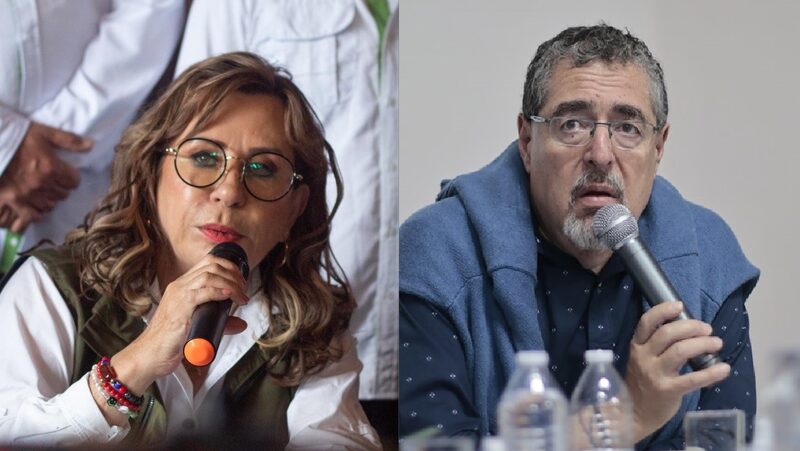 Sandra Torres y Bernardo Arévalo de León se disputan la presidencia de Guatemala. Sandra Torres y Bernardo Arévalo de León se disputan la presidencia de Guatemala.