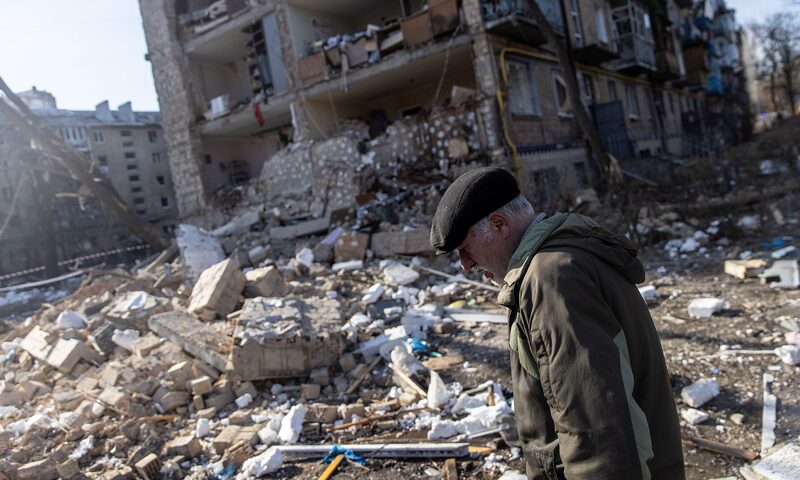 Ataque ruso a Kiev, 18 de marzo de 2022. Ataque ruso a Kiev, 18 de marzo de 2022.