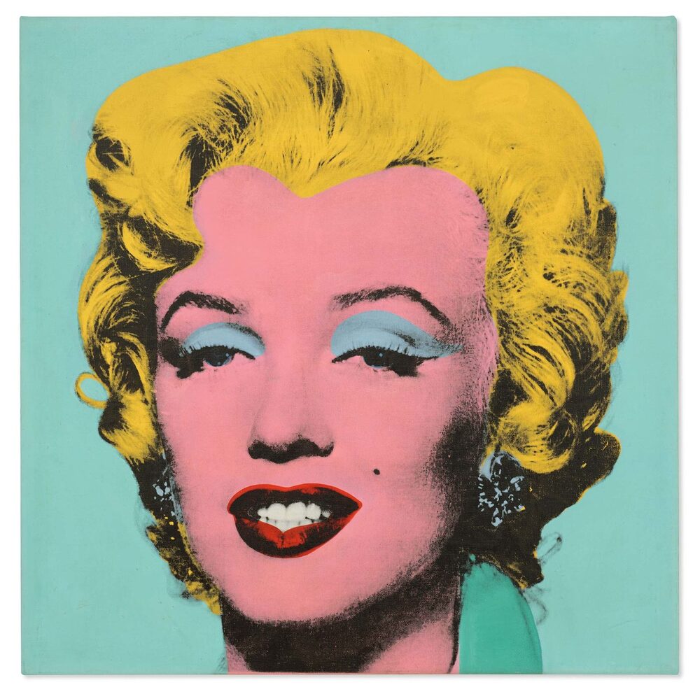 Shot Sage Blue Marilyn, 1964, by Andy Warhol. Shot Sage Blue Marilyn, 1964, by Andy Warhol.
