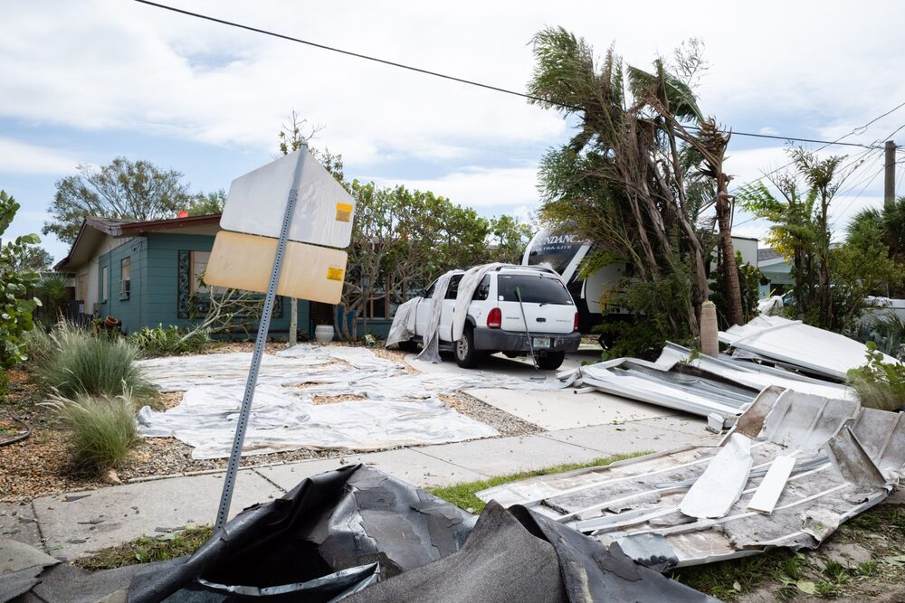 Daños materiales tras el paso del huracán Ian por Venice, el 29 de septiembre. Daños materiales tras el paso del huracán Ian por Venice, el 29 de septiembre.