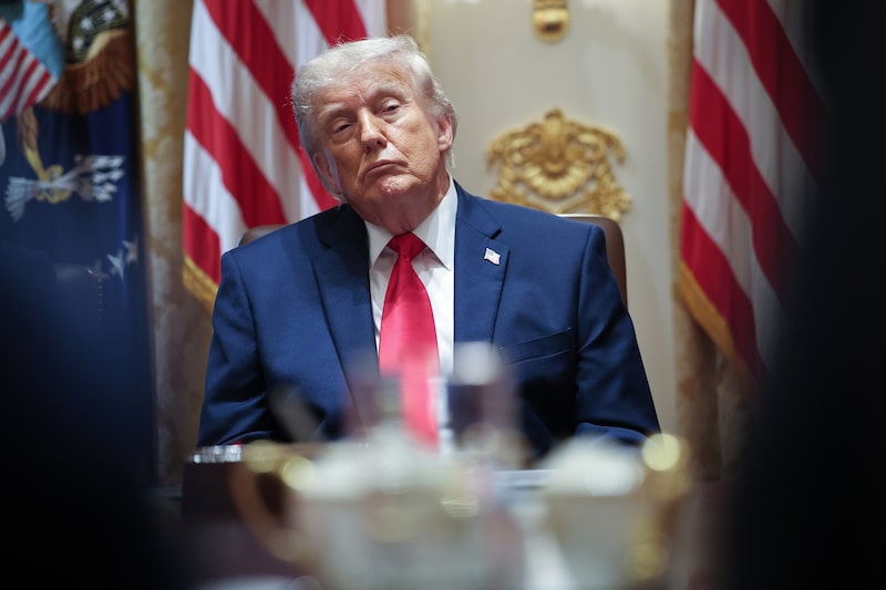 Presidente Donald Trump. Fotógrafo: Win McNamee/Getty Images Presidente Donald Trump. Fotógrafo: Win McNamee/Getty Images