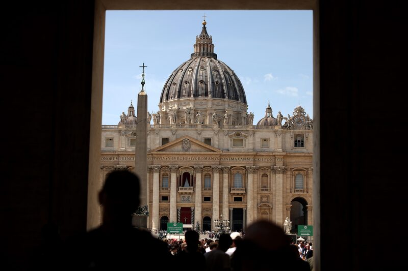 Plaza de San Pedro en el Vaticano Plaza de San Pedro en el Vaticano