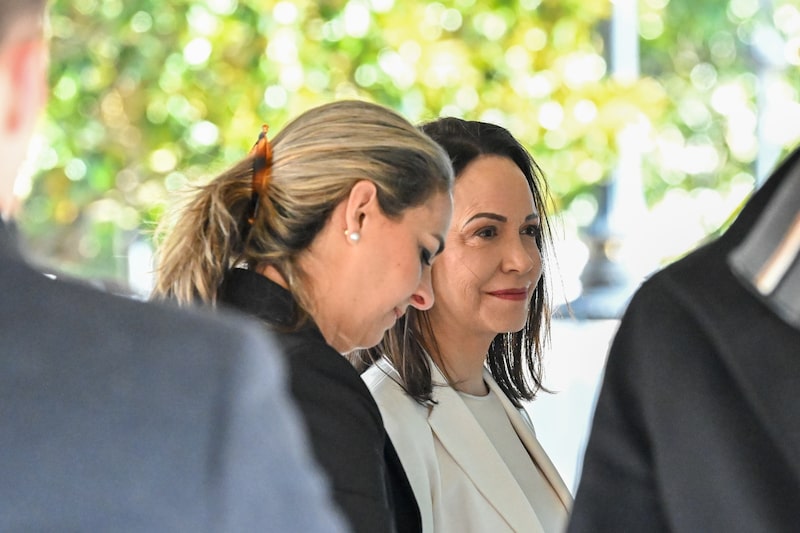 María Corina Machado, líder de la oposición venezolana, llega a una reunión en la Casa Blanca en Washington el 15 de enero. Fotógrafo: Graeme Sloan/Bloomberg. María Corina Machado, líder de la oposición venezolana, llega a una reunión en la Casa Blanca en Washington el 15 de enero. Fotógrafo: Graeme Sloan/Bloomberg.