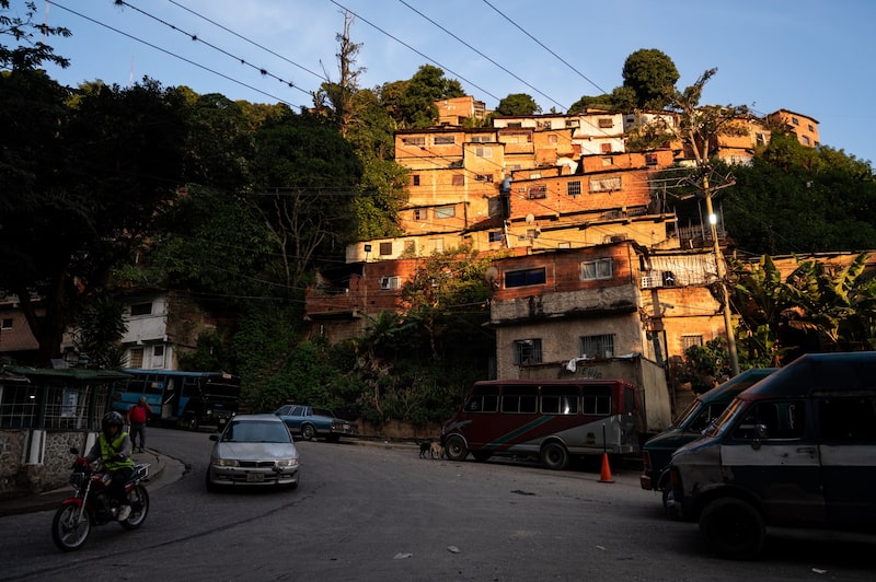 Casas en el barrio Propatria en Caracas. Foto: Bloomberg Casas en el barrio Propatria en Caracas. Foto: Bloomberg