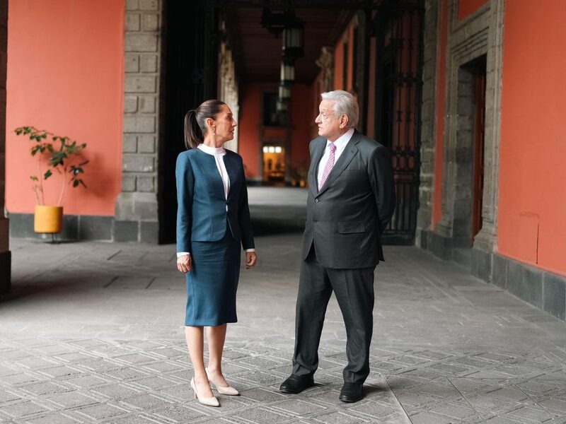 Claudia Sheinbaum y Andrés Manuel López Obrador. Fuente: Presidencia Claudia Sheinbaum y Andrés Manuel López Obrador. Fuente: Presidencia