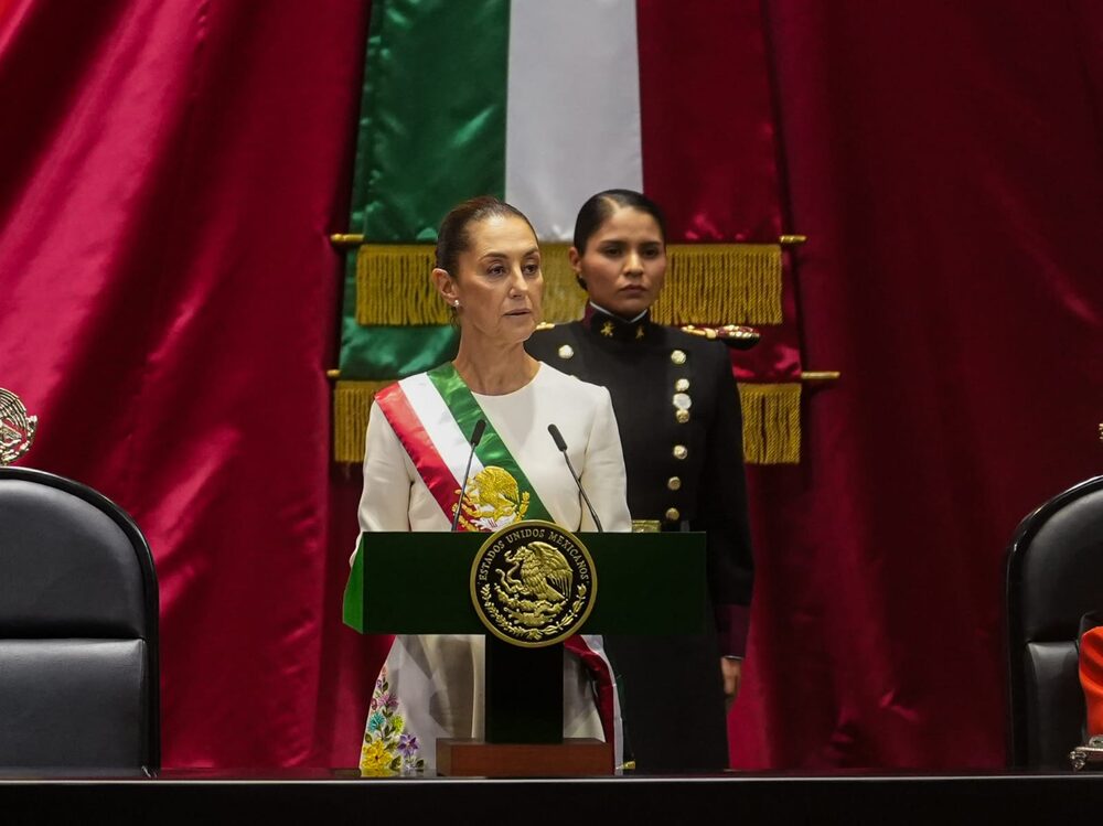 Claudia Sheinbau, toma de protesta, 1 de octubre de 2024 Claudia Sheinbau, toma de protesta, 1 de octubre de 2024