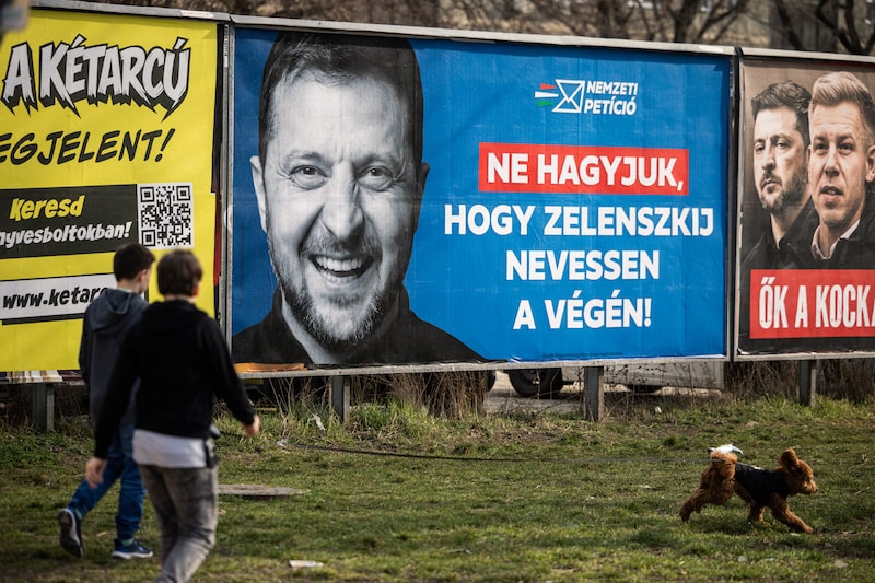 Election Campaign Posters in Hungary Ahead of Parliamentary Election Election Campaign Posters in Hungary Ahead of Parliamentary Election