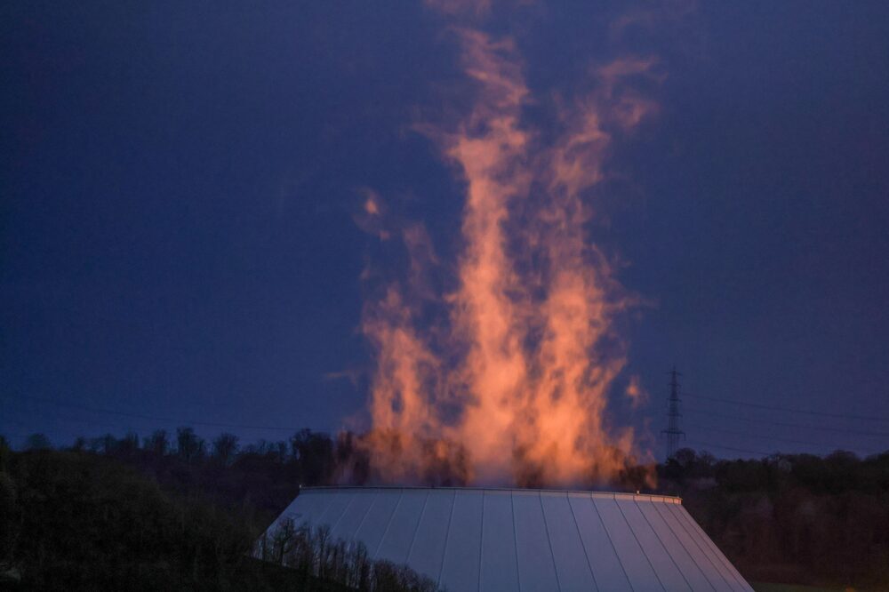 A cooling tower at the Neckarwestheim 2 plant on April 7. Photographer: Alex Kraus/Bloomberg A cooling tower at the Neckarwestheim 2 plant on April 7. Photographer: Alex Kraus/Bloomberg