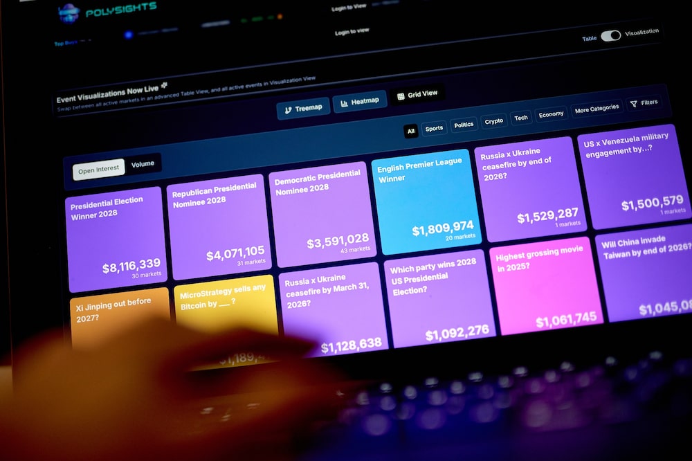 El sitio web de Polysights el 4 de enero. Fotógrafo: Gabby Jones/Bloomberg El sitio web de Polysights el 4 de enero. Fotógrafo: Gabby Jones/Bloomberg