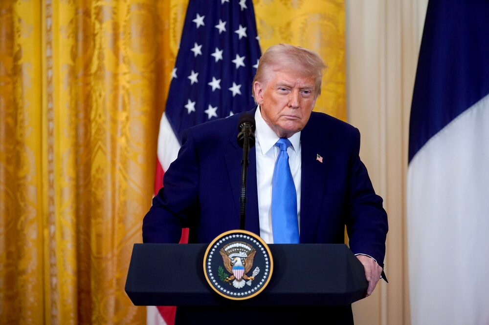 President Trump And French President Macron Hold News Conference President Trump And French President Macron Hold News Conference