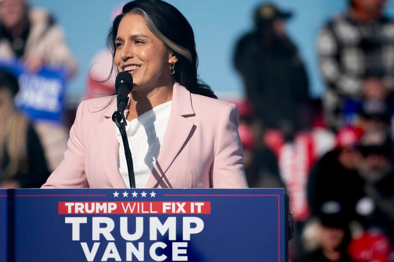 Tulsi Gabbard es elegida directora de Inteligencia Nacional por Trump Tulsi Gabbard es elegida directora de Inteligencia Nacional por Trump