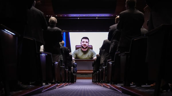 Zelenskiy pide a Latinoamérica sanciones y cortar el comercio con Rusia Zelenskiy pide a Latinoamérica sanciones y cortar el comercio con Rusia