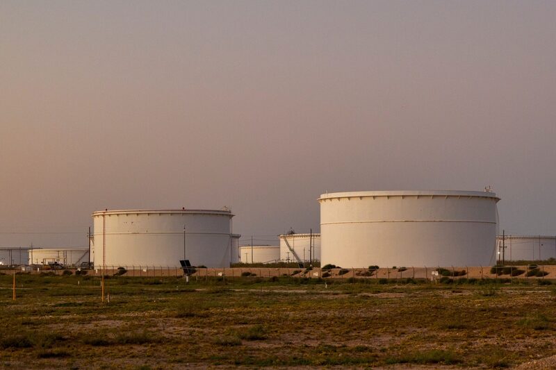 Oil storage containers in Midland, Texas, US, on Thursday, Oct. 3, 2024. Oil steadied following its biggest one-day jump in almost a year as fears that Israel may decide to strike Iranian crude facilities in retaliation for a missile barrage kept the market on edge. Photographer: Anthony Prieto/Bloomberg Oil storage containers in Midland, Texas, US, on Thursday, Oct. 3, 2024. Oil steadied following its biggest one-day jump in almost a year as fears that Israel may decide to strike Iranian crude facilities in retaliation for a missile barrage kept the market on edge. Photographer: Anthony Prieto/Bloomberg