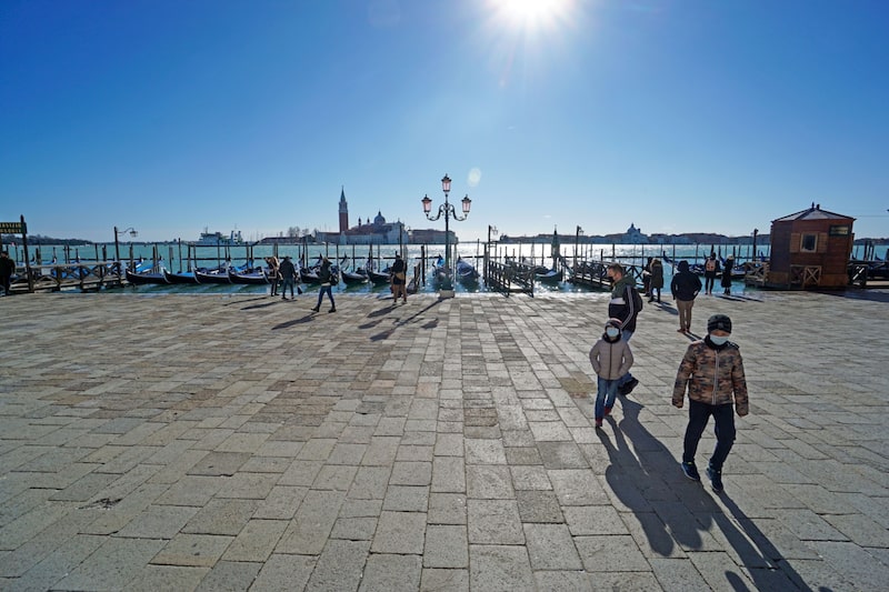 Muelle en San Marcos en Venecia, Italia Muelle en San Marcos en Venecia, Italia