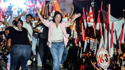 Keiko Fujimori, la eterna candidata de Perú, ve su mejor oportunidad de romper su racha de derrotas Keiko Fujimori, la eterna candidata de Perú, ve su mejor oportunidad de romper su racha de derrotas
