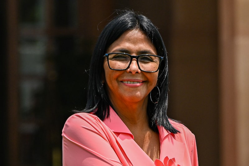 Delcy Rodriguez Photographer: Prakash Singh/Bloomberg Delcy Rodriguez Photographer: Prakash Singh/Bloomberg