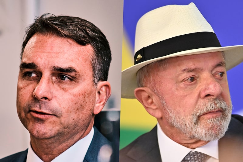 Luiz Inácio Lula da Silva / Flávio Bolsonaro.
Fotos: Ton Molina/Bloomberg e Gustavo Minas/Bloomberg Luiz Inácio Lula da Silva / Flávio Bolsonaro.
Fotos: Ton Molina/Bloomberg e Gustavo Minas/Bloomberg