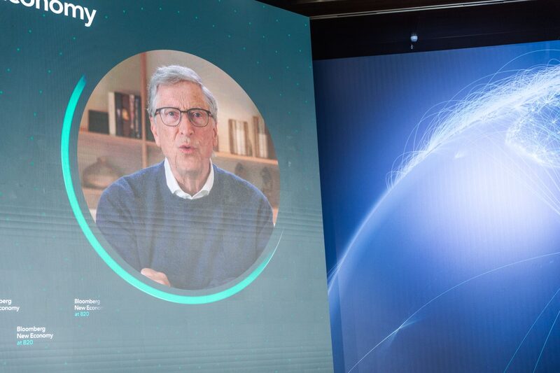 Bill Gates disse que 'oscilações políticas' ainda dificultam plena adoção de medidas contra o desmatamento no Brasil. (Fonte: Tuane Fernandes/Bloomberg) Bill Gates disse que 'oscilações políticas' ainda dificultam plena adoção de medidas contra o desmatamento no Brasil. (Fonte: Tuane Fernandes/Bloomberg)