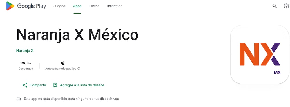 Naranja X México en Google Play Naranja X México en Google Play