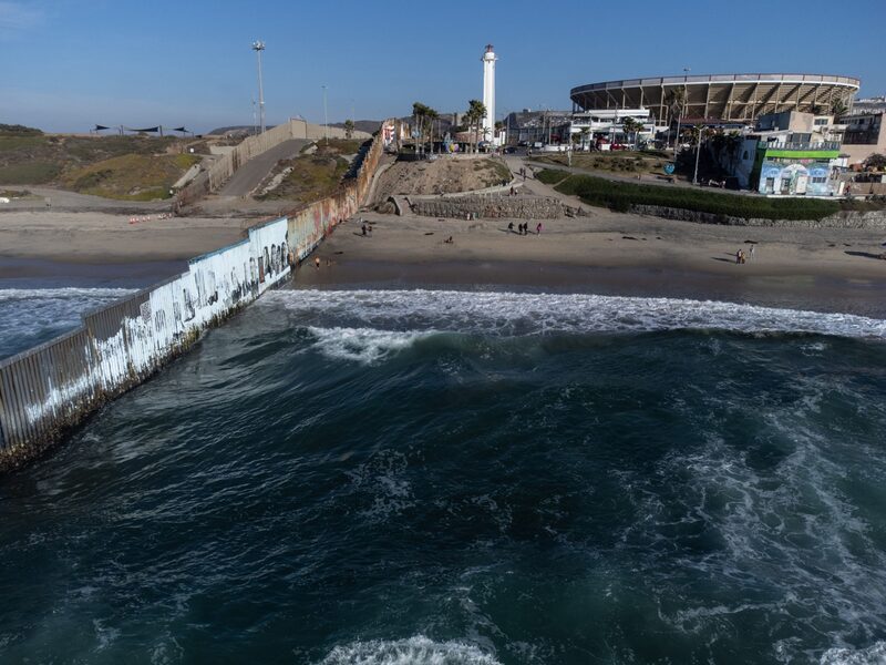 Parte fronteriza de EE. UU. y México Parte fronteriza de EE. UU. y México
