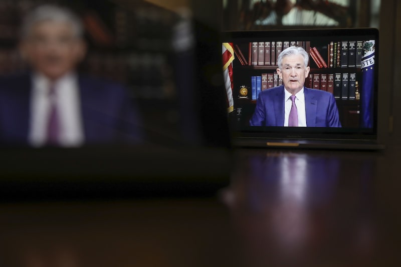 Powell manteve a mensagem do banco central americano de que o atual surto de inflação deve ser transitório Powell manteve a mensagem do banco central americano de que o atual surto de inflação deve ser transitório