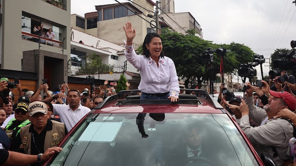 Keiko Fujimori garante vantagem decisiva e deve se tornar nova presidente do Peru Keiko Fujimori garante vantagem decisiva e deve se tornar nova presidente do Peru